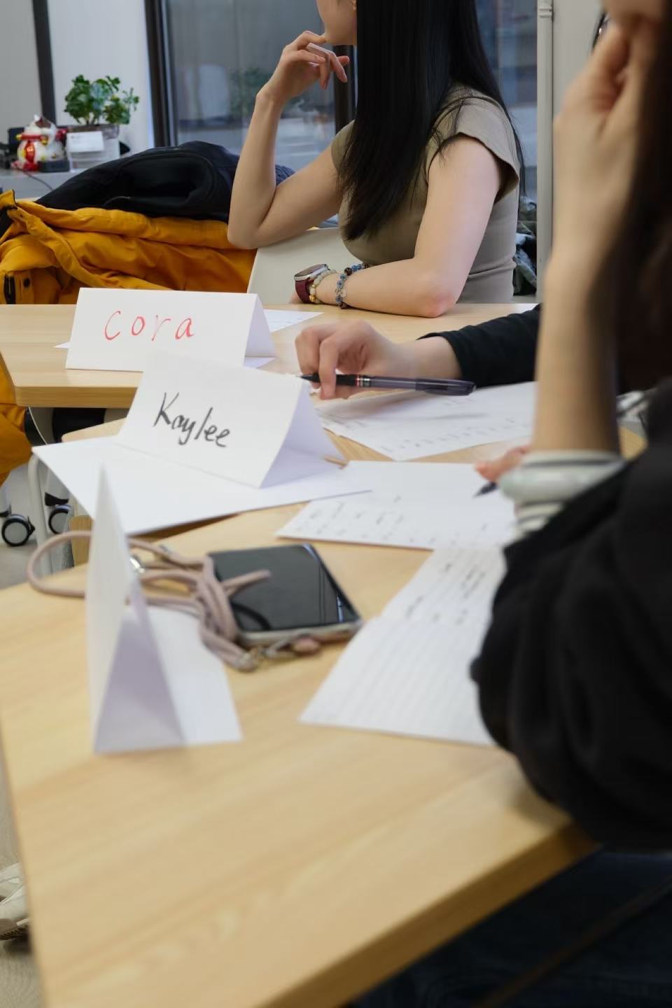 Interactive French lesson